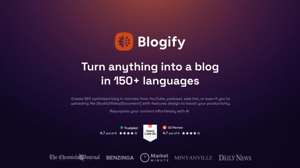 Blogify